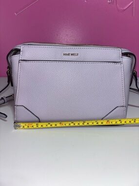 Nine West Soft Lavender Pebbled Crossbody